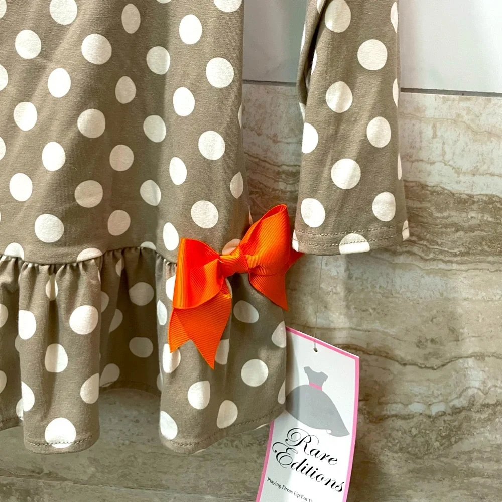 NWT Rare Editions Pumpkin Printed 2 Pcs Set for Girls size 10
